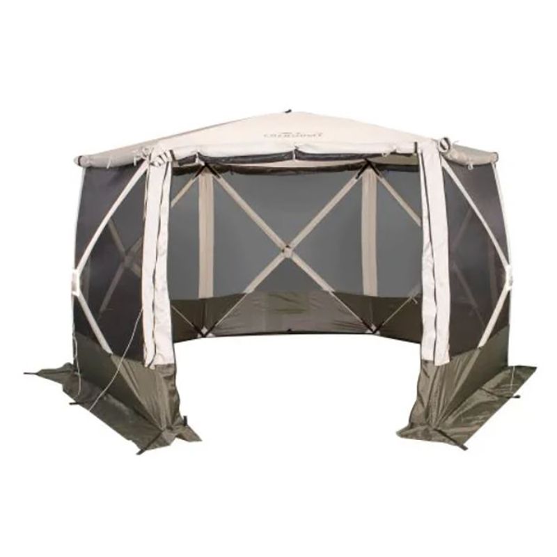 Шатер "Следопыт" быстросборный, h-2,24 м, 6 стен (1,89 х 1,72м), S по полу-9,3 м/кв