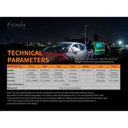 Тактический фонарь Fenix TK26R 1500 Lumens
