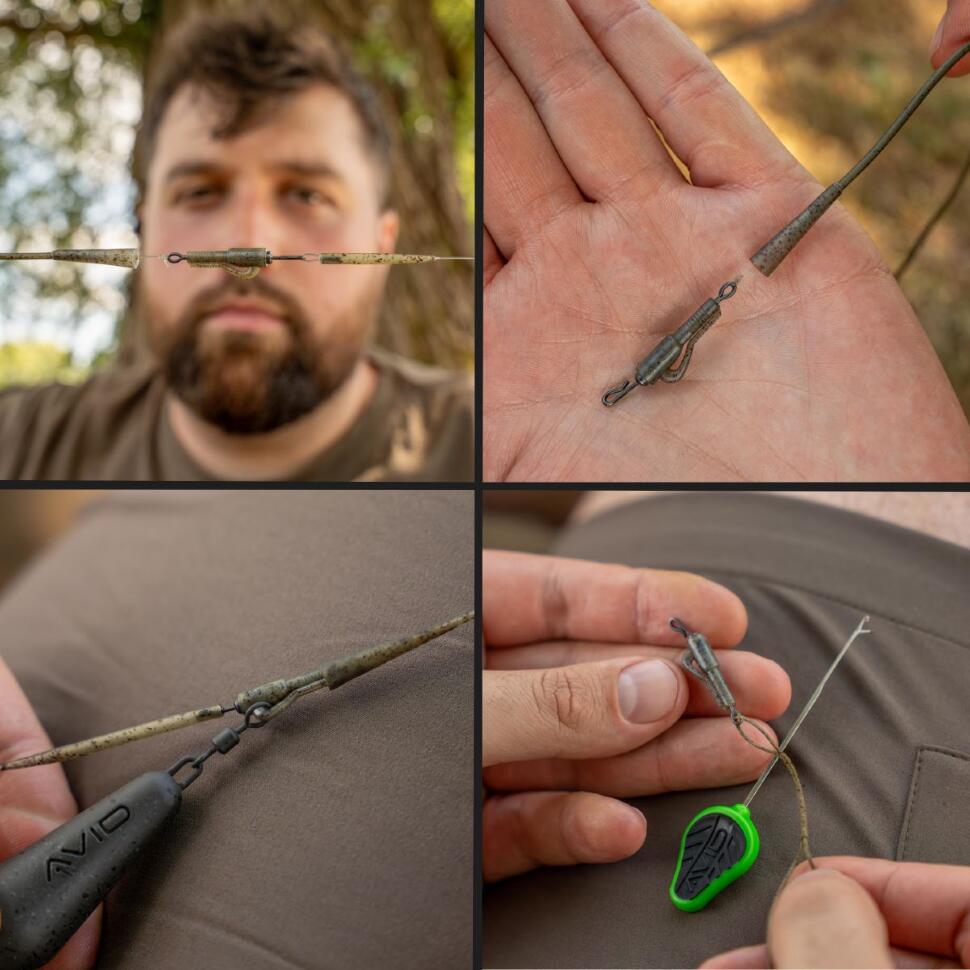 Клипса для грузила Avid Carp Outline FleckTone Fused QC Lead Clips