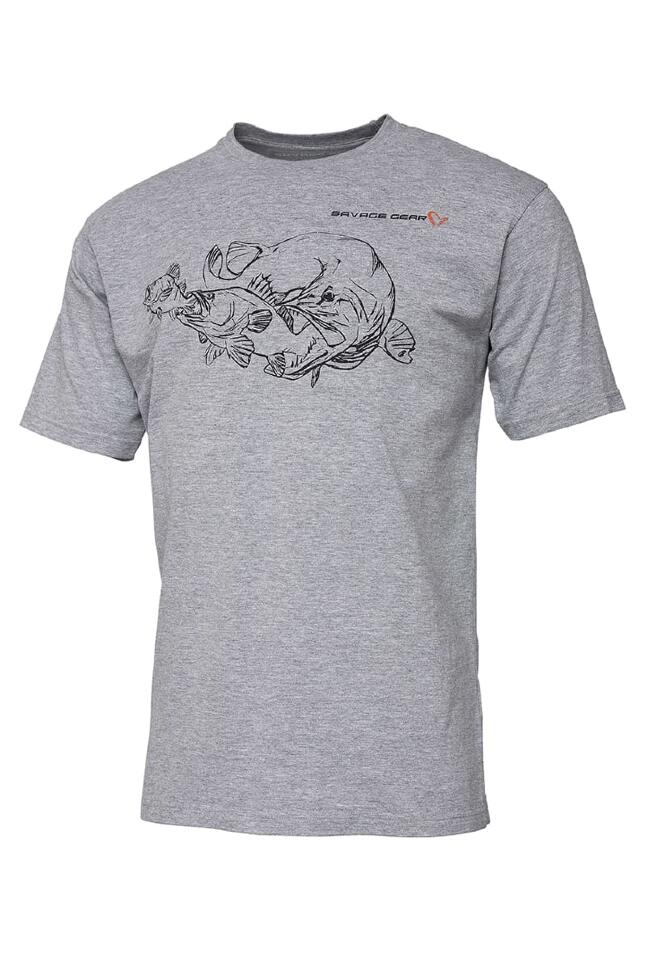 Футболка Savage Gear Cannibal Ink Grey