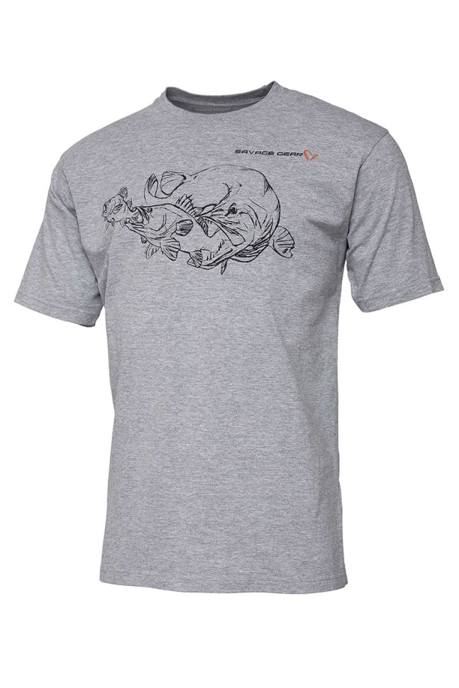 Футболка Savage Gear Cannibal Ink Grey