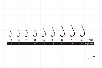 Крючки Hayabusa H.SDE198 red