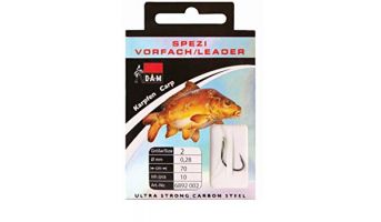 Крючки с поводками DAM SPEZI LEADER CARP