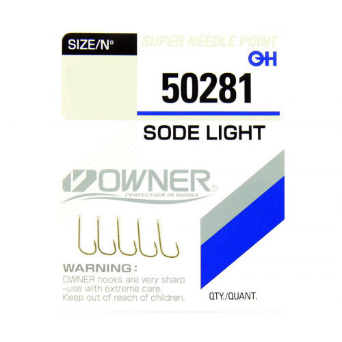 Крючок Owner Sode Light Brown №50282