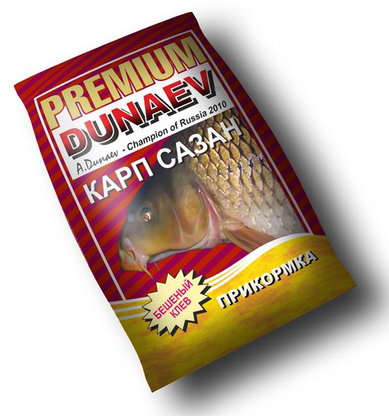 Прикормка Карп-Сазан Сладкая Кукуруза "Дунаев" Премиум 1кг