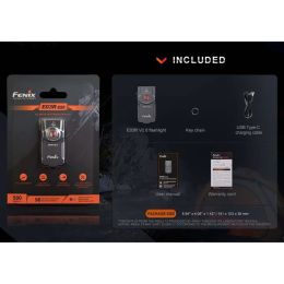 Фонарь-брелок Fenix E03R V2.0 500 Lumens