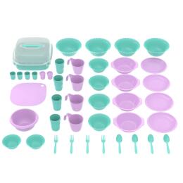 Набор посуды для пикника №22 Загородный (4 персон, 43 предмета)