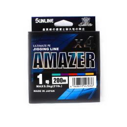 Шнур плетёный Sunline SM Amazer ×4 HG 200м, Multicolor
