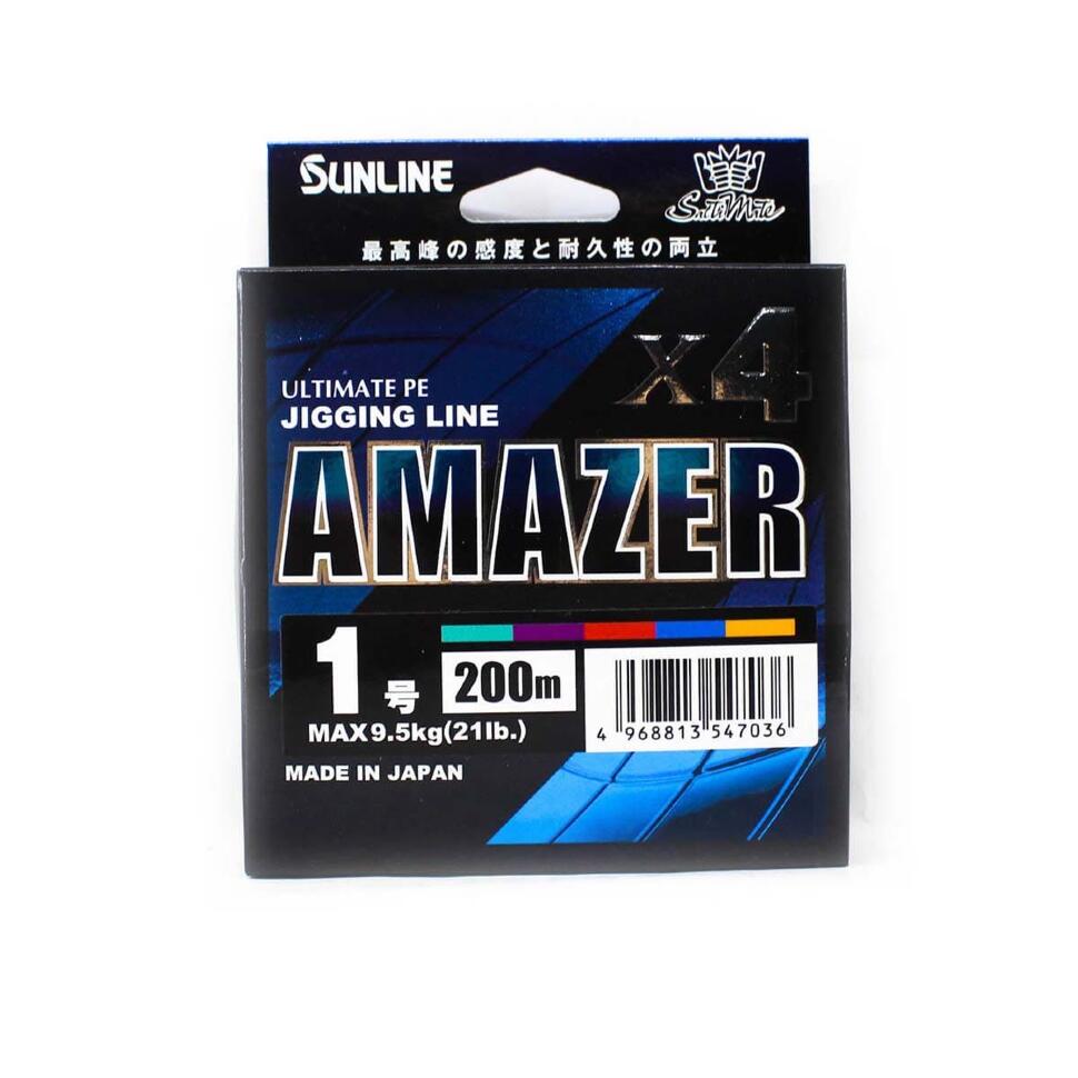 Шнур плетёный Sunline SM Amazer ×4 HG 200м, Multicolor