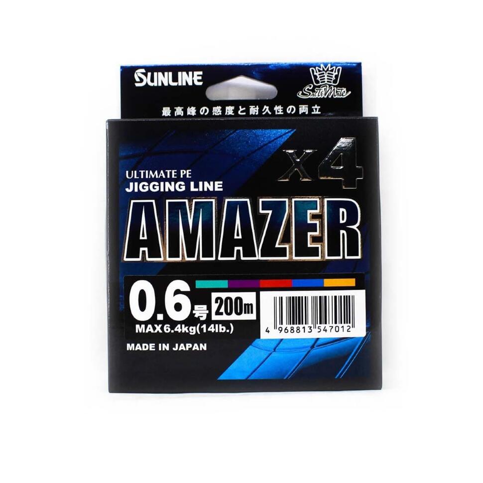 Шнур плетёный Sunline SM Amazer ×4 HG 200м, Multicolor