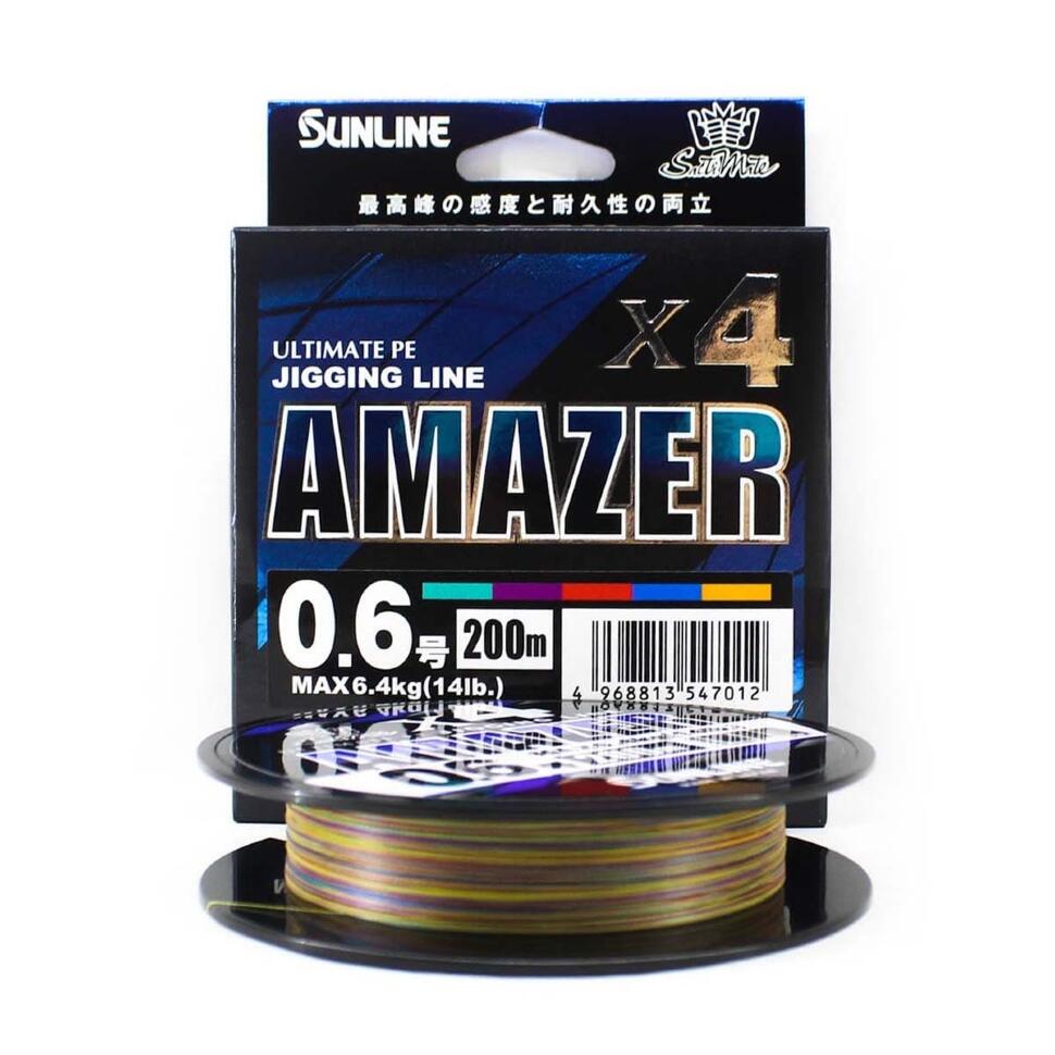Шнур плетёный Sunline SM Amazer ×4 HG 200м, Multicolor