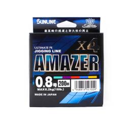 Шнур плетёный Sunline SM Amazer ×4 HG 200м, Multicolor