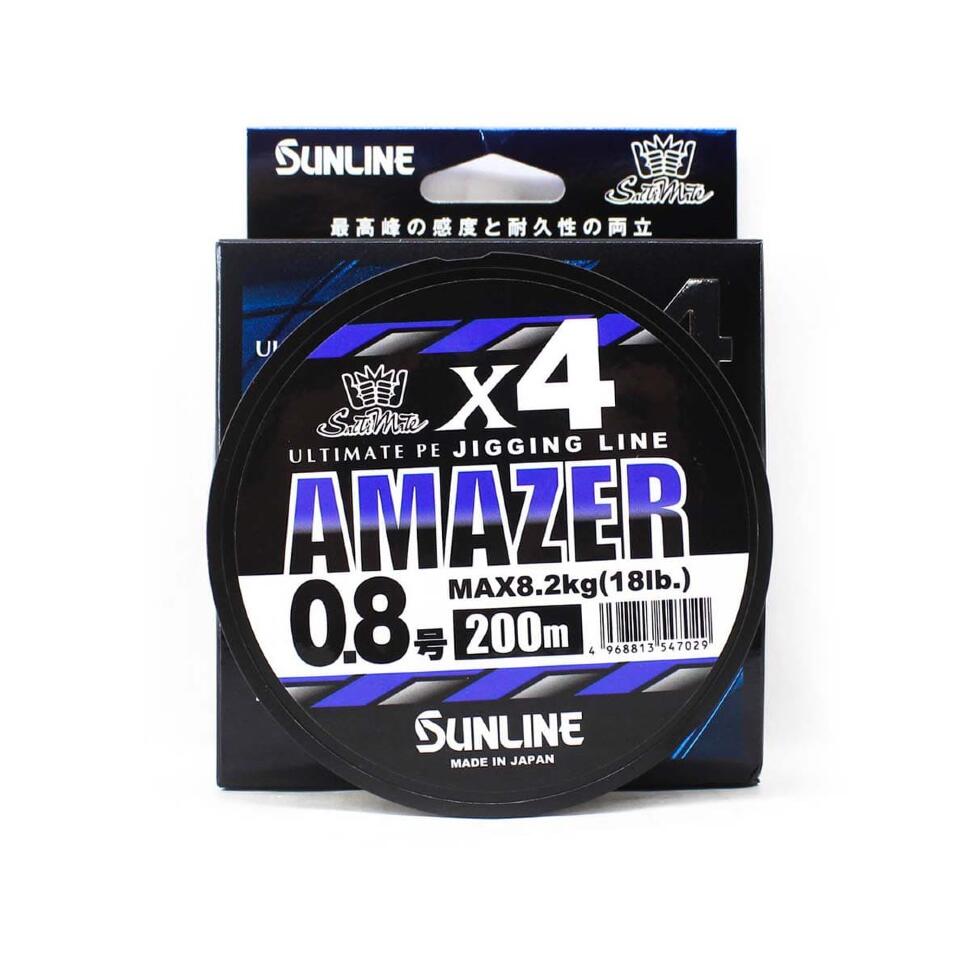 Шнур плетёный Sunline SM Amazer ×4 HG 200м, Multicolor