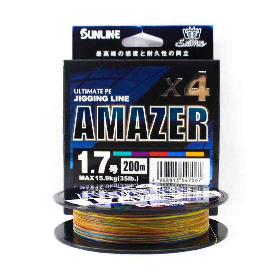 Шнур плетёный Sunline SM Amazer ×4 HG 200м, Multicolor