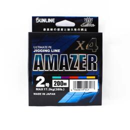 Шнур плетёный Sunline SM Amazer ×4 HG 200м, Multicolor