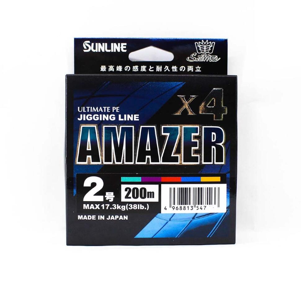 Шнур плетёный Sunline SM Amazer ×4 HG 200м, Multicolor