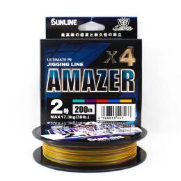 Шнур плетёный Sunline SM Amazer ×4 HG 200м, Multicolor