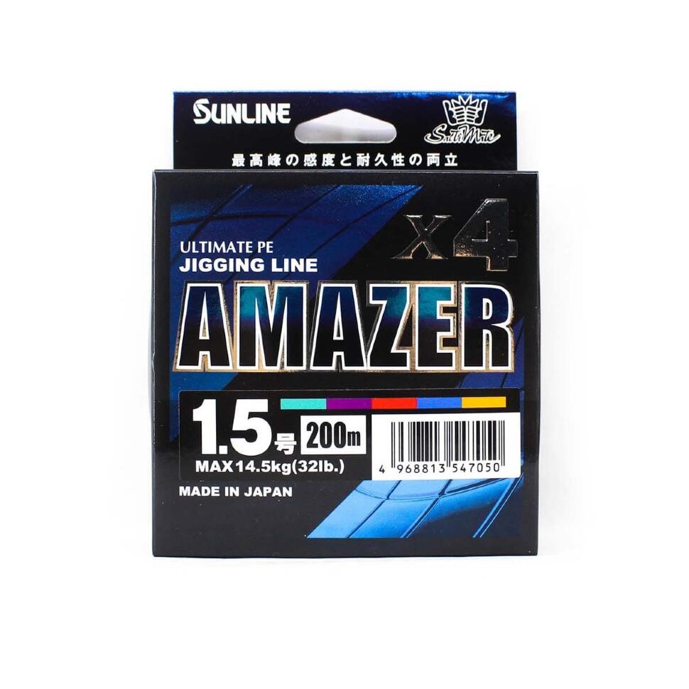 Шнур плетёный Sunline SM Amazer ×4 HG 200м, Multicolor
