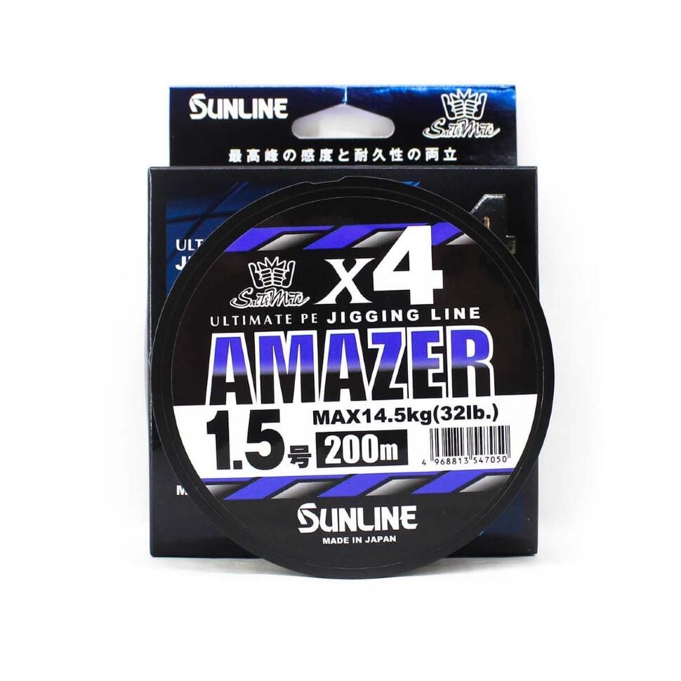 Шнур плетёный Sunline SM Amazer ×4 HG 200м, Multicolor
