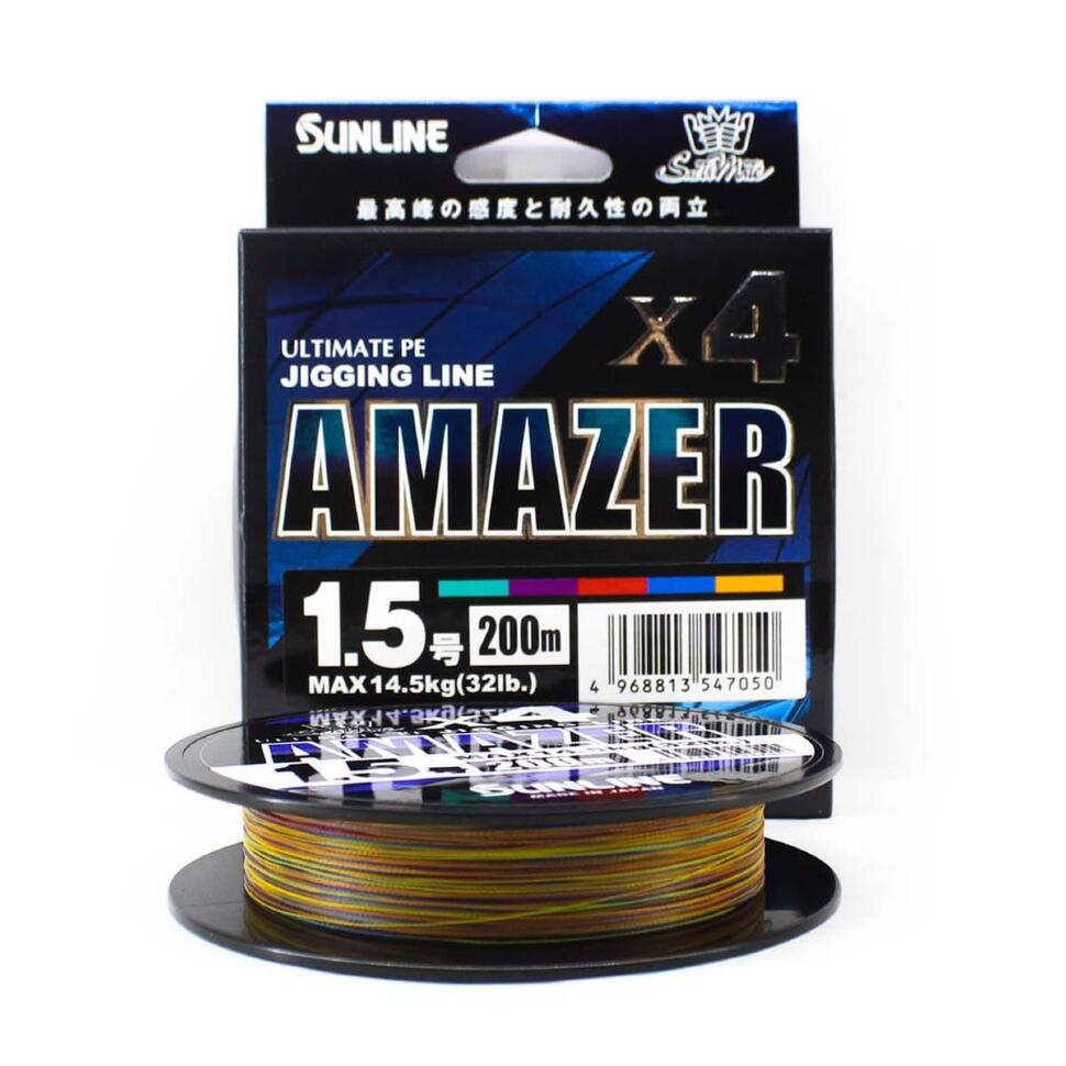 Шнур плетёный Sunline SM Amazer ×4 HG 200м, Multicolor