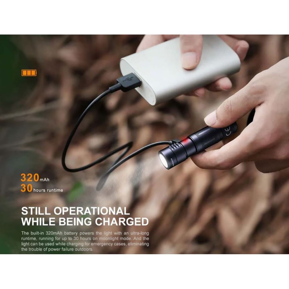 Фонарь-брелок Fenix E05R 400 Lumens