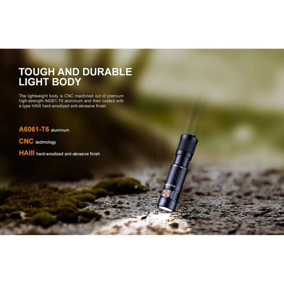 Фонарь-брелок Fenix E05R 400 Lumens