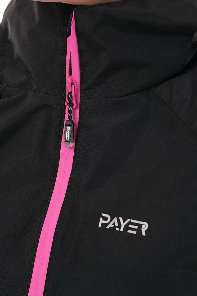 Ветровка Бриз (таслан, черный - фуксия) Payer