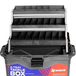 Ящик для снастей Nisus Tackle Box трехполочный