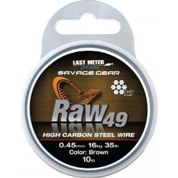 Леска монофильная Savage Gear Raw49 Steelwire