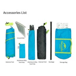 Трекинговая палатка Naturehike PP-Series 2х местная NH18Z022-PP