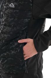 Куртка Скандинавия (таслан, черный кмф) Payer