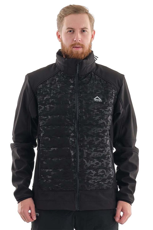 Куртка Скандинавия (таслан, черный кмф) Payer