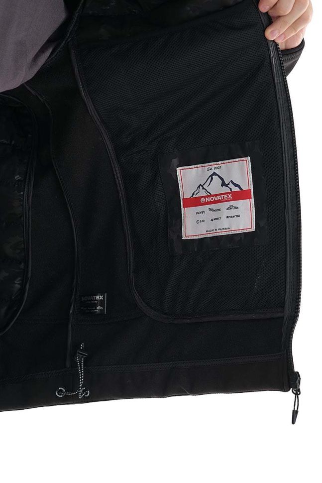 Куртка Скандинавия (таслан, черный кмф) Payer