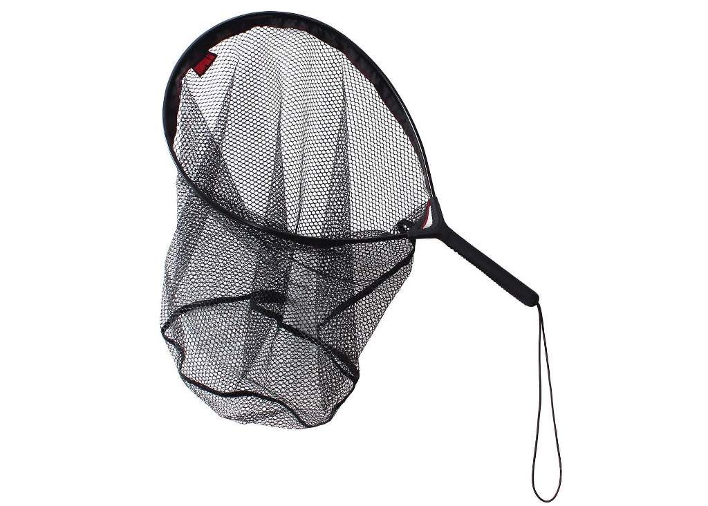 Подсачник для одной руки Single Hand Net (анодированный алюминий, прорезиненная сеть)