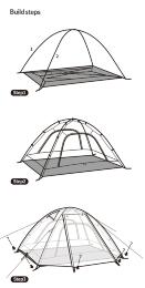 Трекинговая палатка Naturehike P-Series aluminum210T65D 4х местная NH18Z044-P