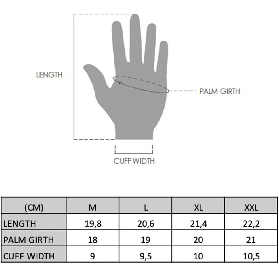 Перчатки BKK Outer Banks Full Finger Gloves