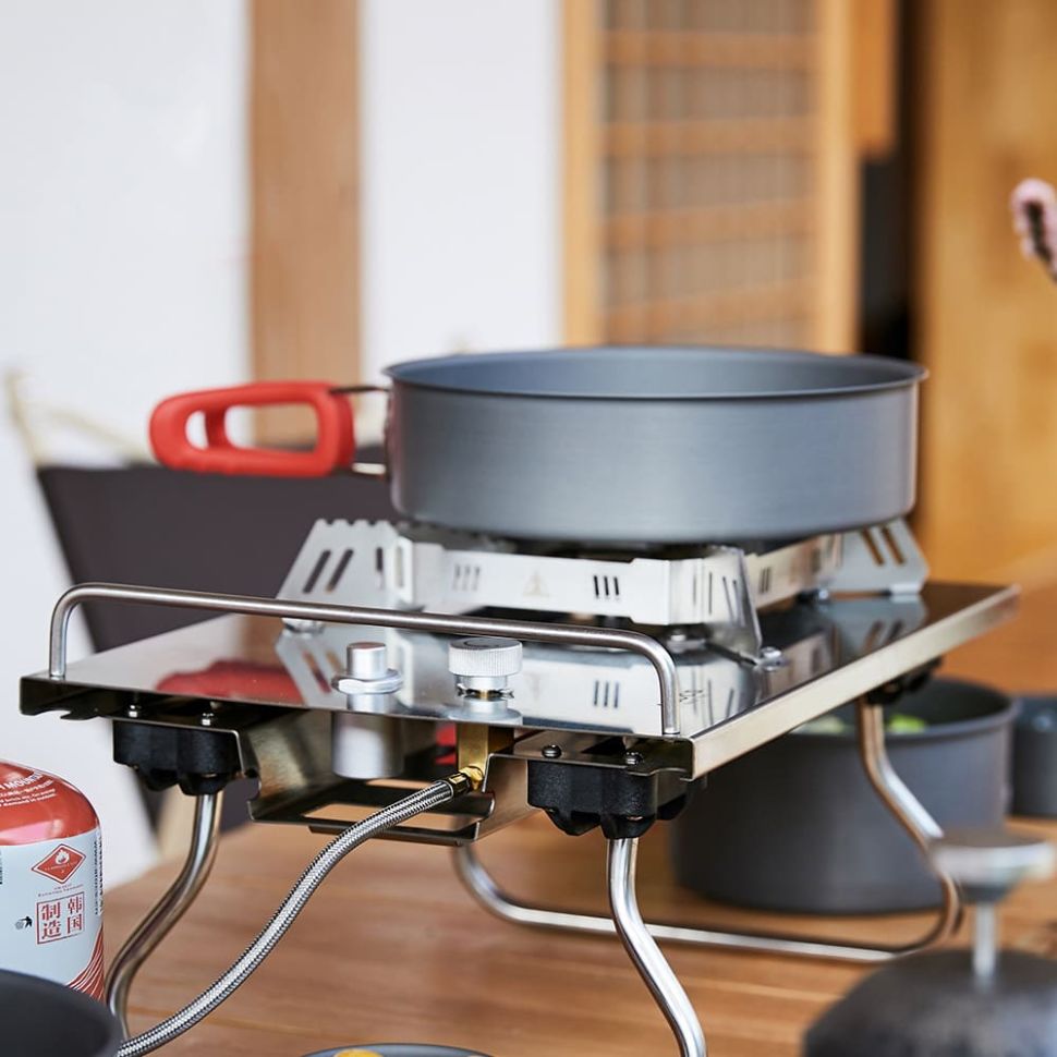Кемпинговая газовая плита Alocs CS-G23 Folding Glamping Stove
