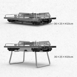 Кемпинговая газовая плита Alocs CS-G23 Folding Glamping Stove