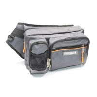 Сумка рыболовная "Следопыт" Fishing Hip Bag, 28х21х17 см, цв. серый