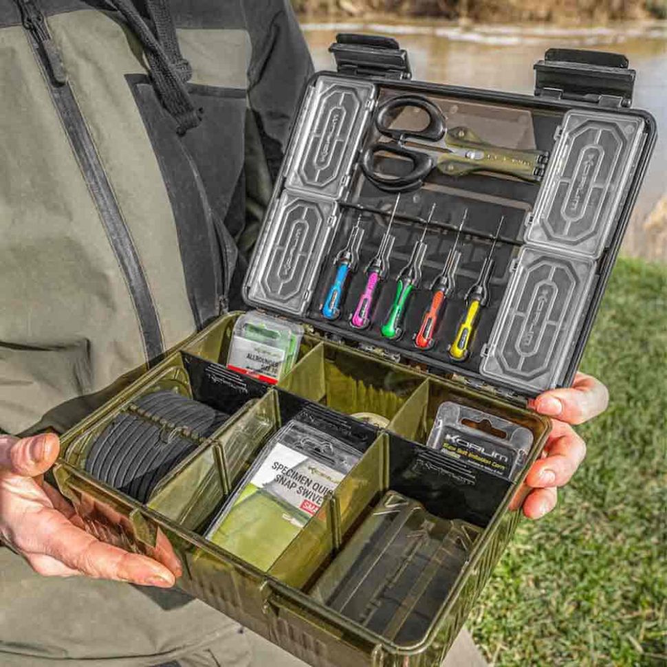 Оснащённая коробка для снастей Korum Tackle Blox - Fully Loaded