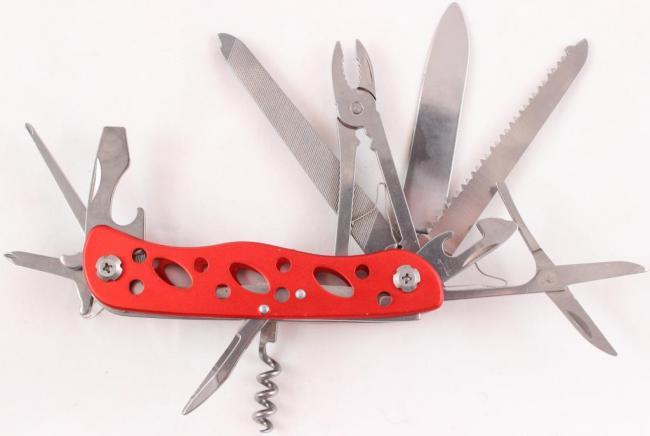 Мультитул СЛЕДОПЫТ, большой, 11 предметов, в чехле, на блистере