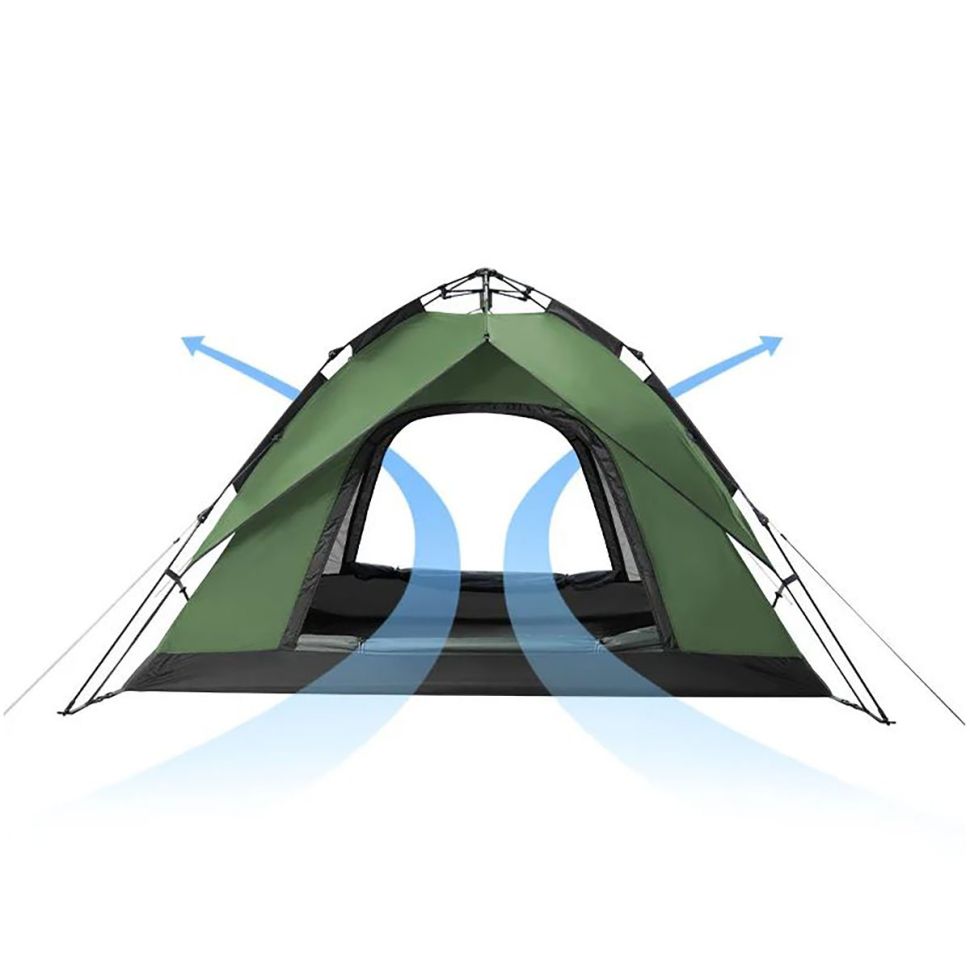 Автоматическая палатка Naturehike embossed design automatic tent for 3-4х местная NH21ZP008