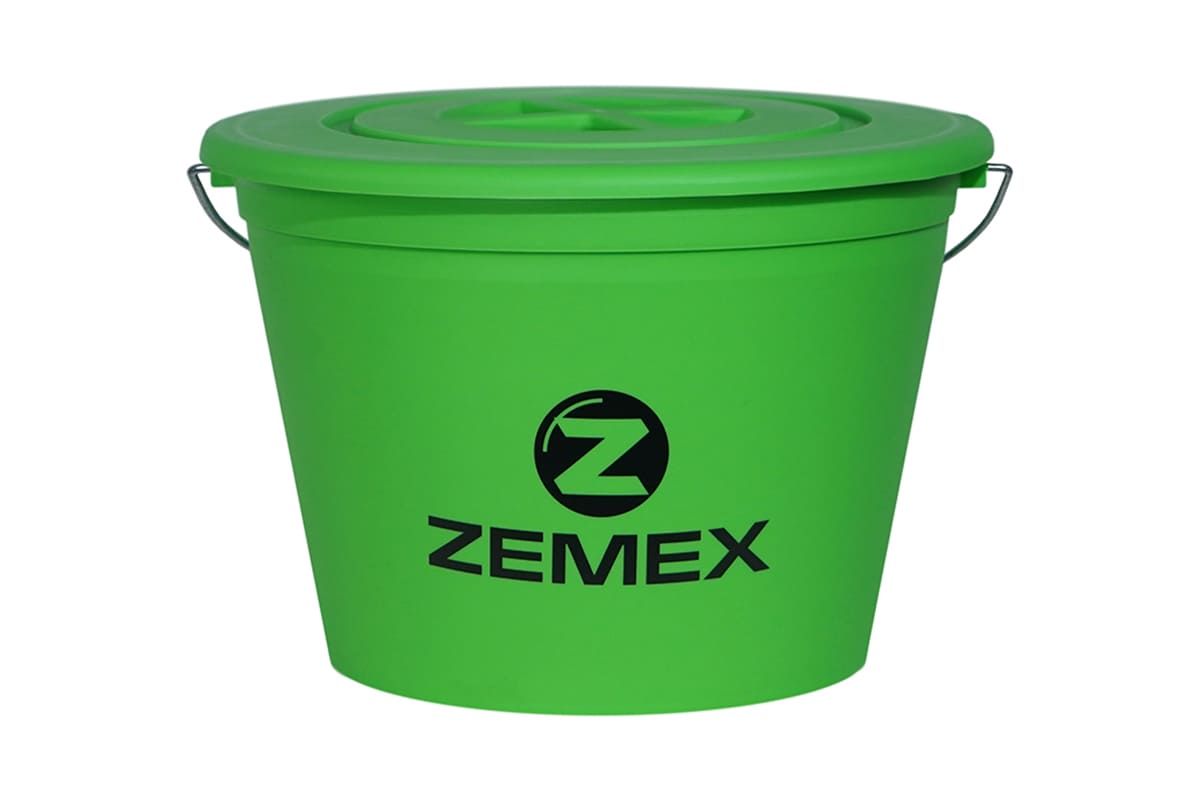 Ведро ZEMEX с крышкой, цвет зелёный, 25 л