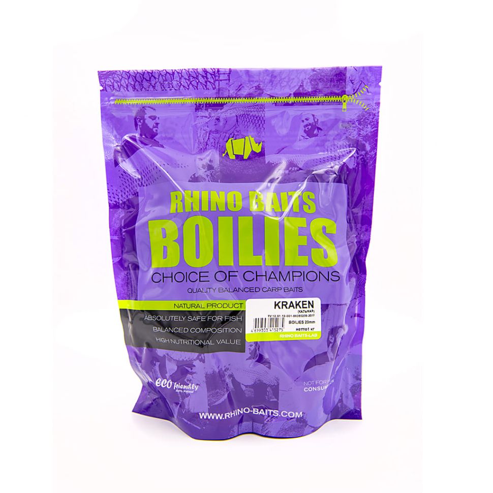 Бойлы Rhino Baits 20 мм, 1 кг
