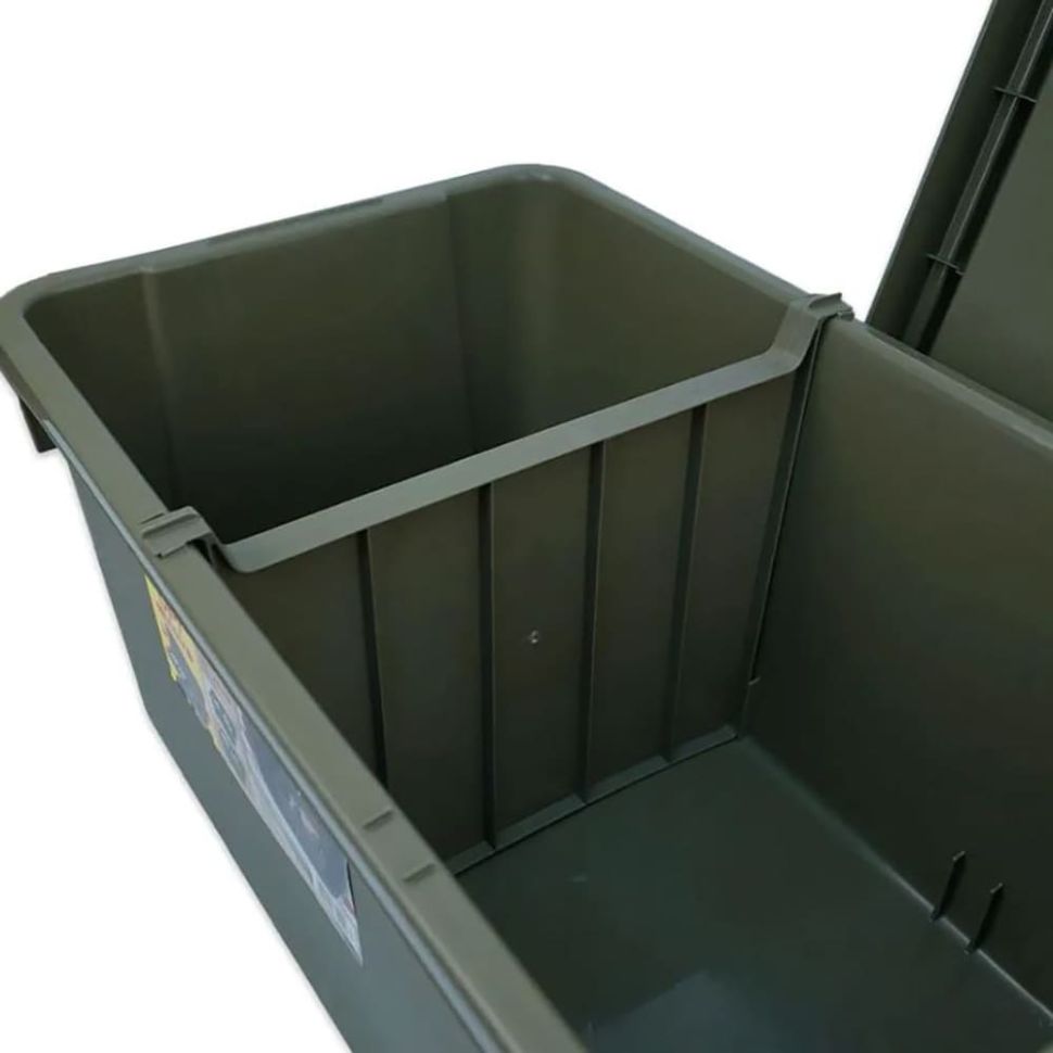Экспедиционный ящик IRIS RV BOX 600, 40 литров. С двойной разделенной крышкой, хаки
