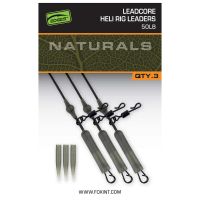 Готовые оснастки вертолет на ледкоре FOX Edges Naturals 50lb 75см 3шт