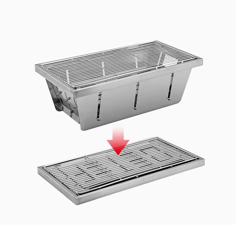 Мангал stainless steel folding grill Naturehike NH20CJ006