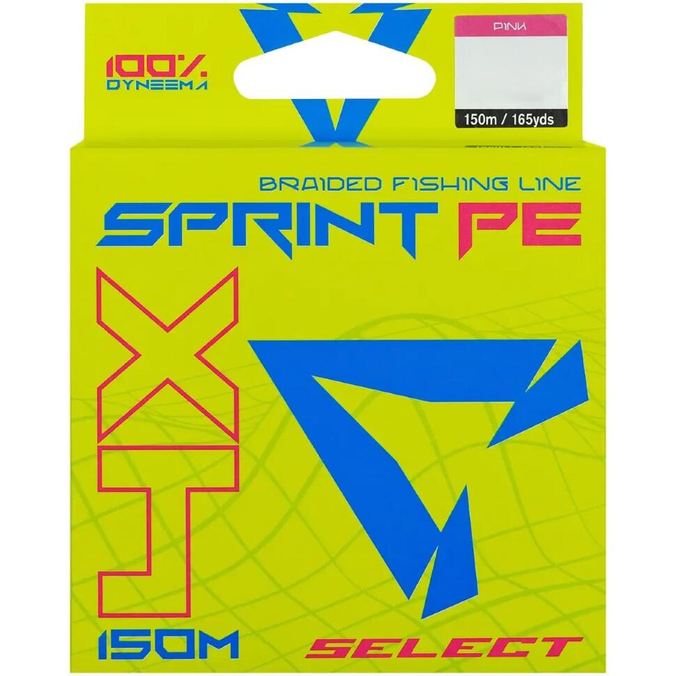 Шнур Select Sprint PE 4X 150m, Pink
