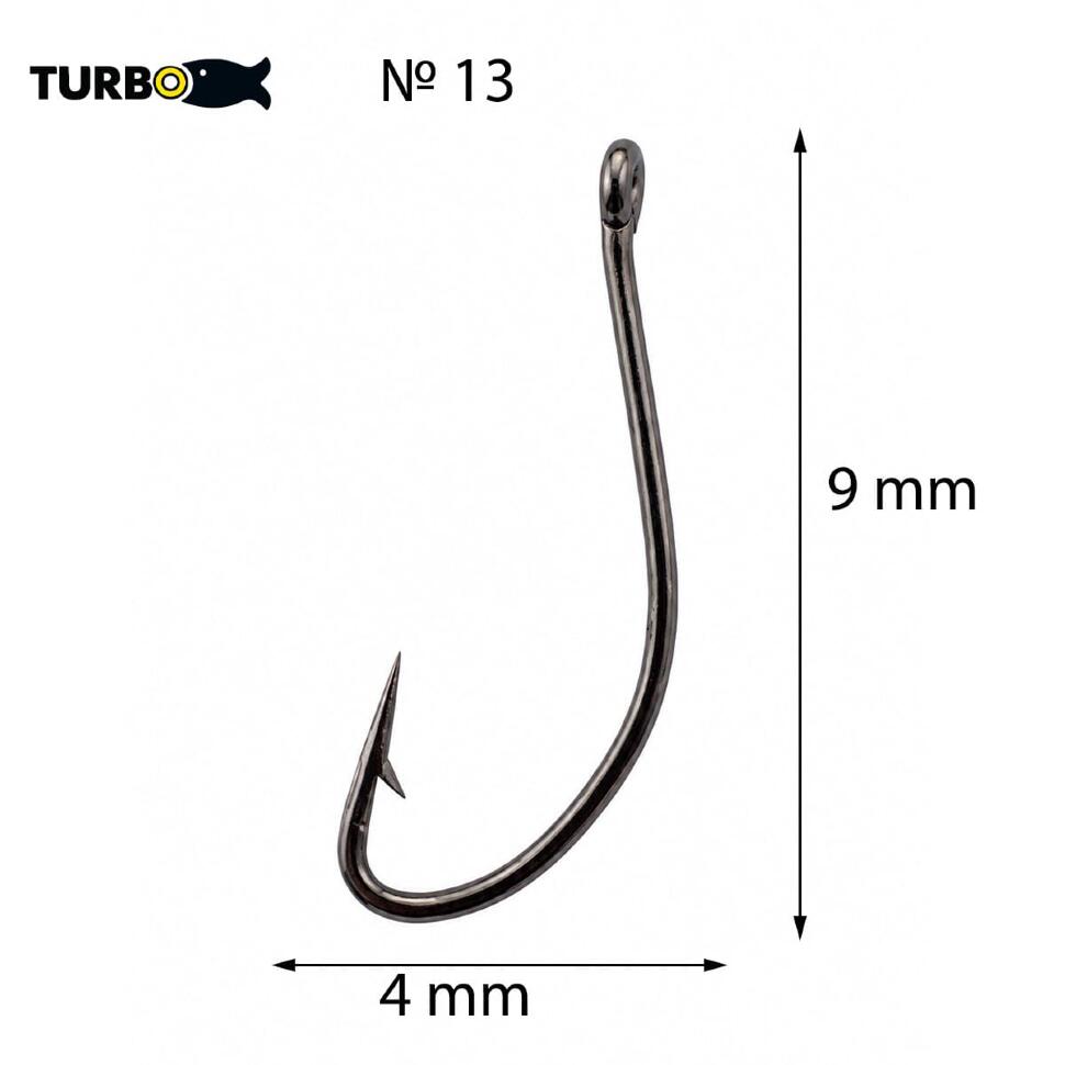 Крючки TURBO AKITAGITSUNE (Black Nickel)