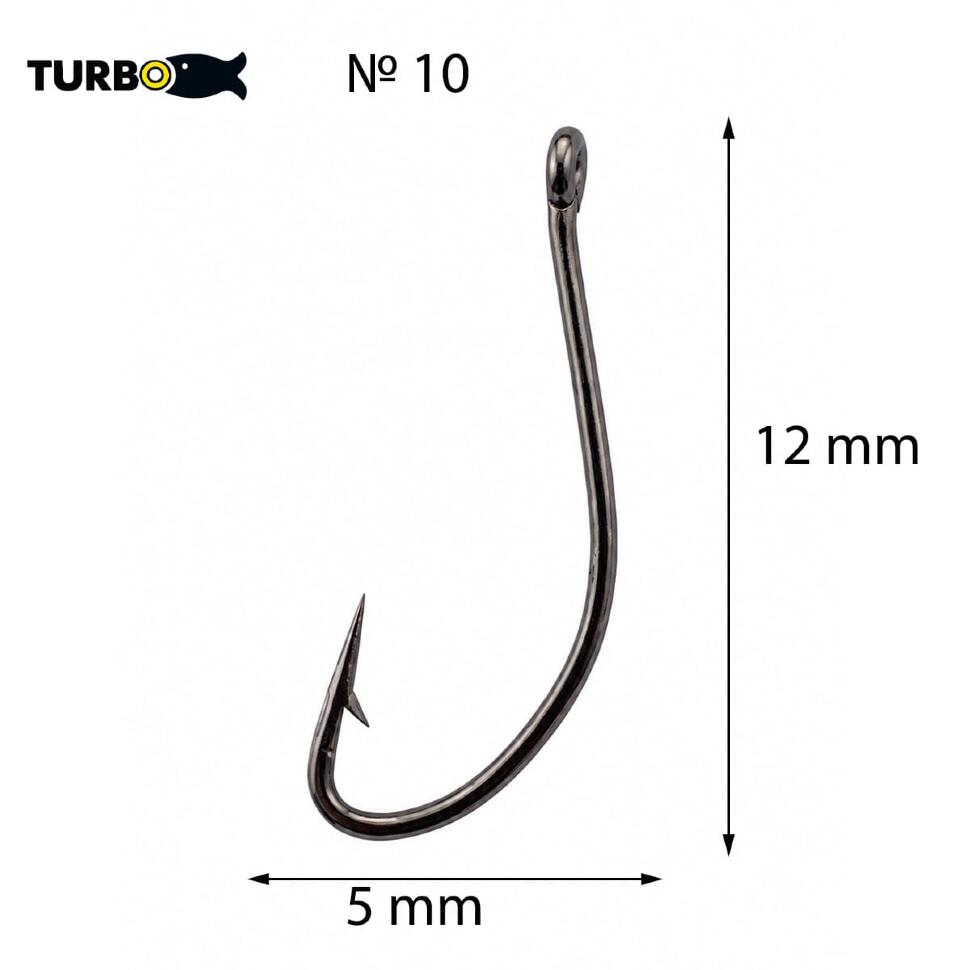 Крючки TURBO AKITAGITSUNE (Black Nickel)